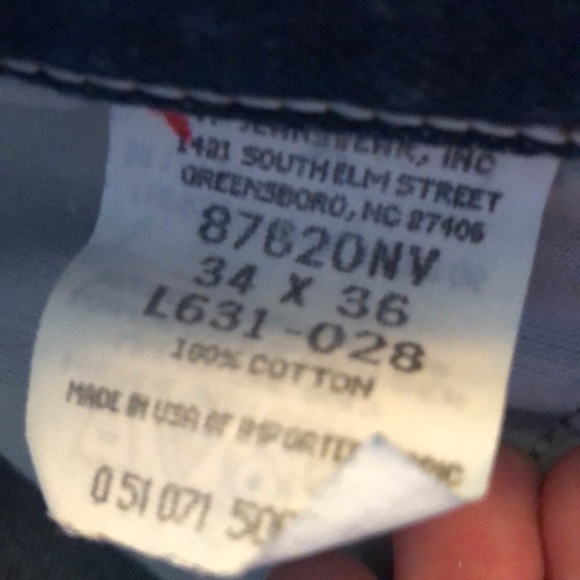 Rustler men’s size 34x36 dark blue jeans EUC - Picture 7 of 7